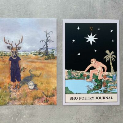 Sho Poetry Journal Cover Art Postcards by Harim Choi