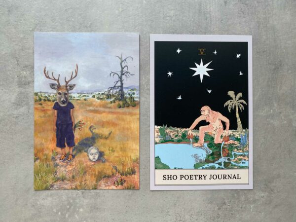 Sho Poetry Journal Cover Art Postcards by Harim Choi