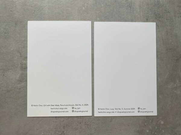 Postcards back