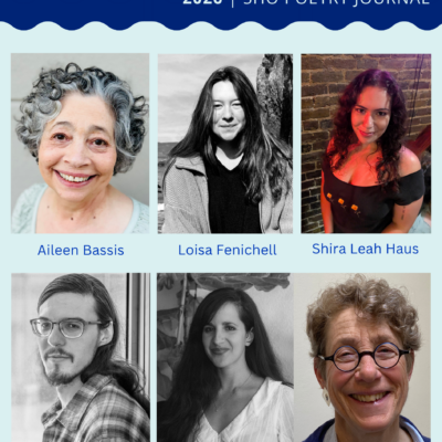 Jewish American Heritage Month Playlist 2026, featuring poets Aileen Bassis, Loisa Fenichell, Shira Leah Haus, Daniel Lurie, Brooke Sahni, and Rebecca Wolman